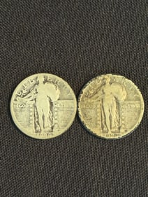 1926 - 1926 Standing Liberty Quarters (90% Silver) .9"
