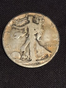 1920 Walking Liberty Half Dollar (90% Silver) 1.2"