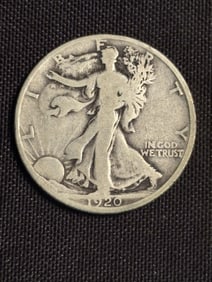 1920 Walking Liberty Half Dollar (90% Silver) 1.2"