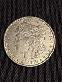 1878 Morgan Silver Dollar (90% Silver) 1.5"