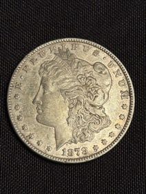 1878 Morgan Silver Dollar (90% Silver) 1.5"