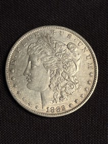 1882-O Morgan Silver Dollar (90% Silver) 1.5"