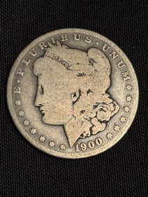 1900-O Morgan Silver Dollar (90% Silver) 1.5"