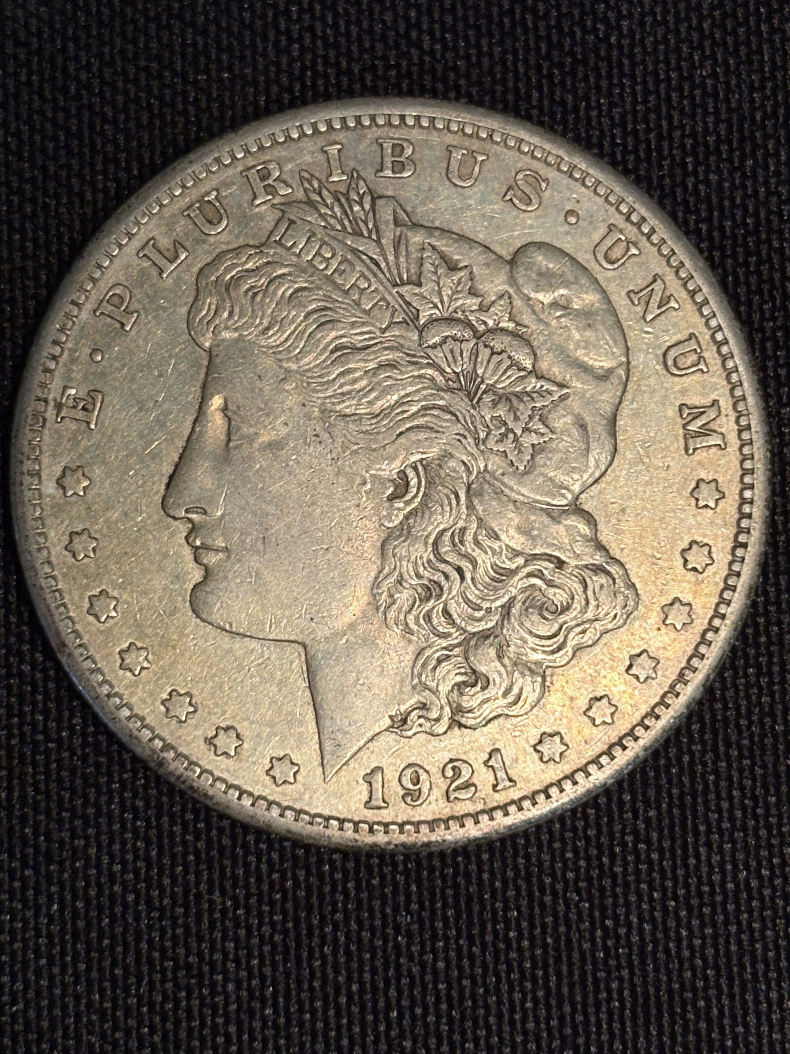 1921-S Morgan Silver Dollar (90% Silver) 1.5": 1921-S Morgan Silver Dollar (90% Silver) 1.5"