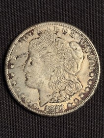 1921-S Morgan Silver Dollar (90% Silver) 1.5"