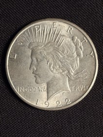 1922-S Peace Dollar (90% Silver) 1.5"