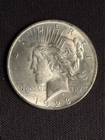 1923 Peace Dollar (90% Silver) 1.5"