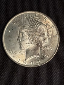 1923 Peace Dollar (90% Silver) 1.5"