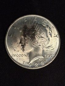 1923 Peace Dollar (90% Silver) 1.5"