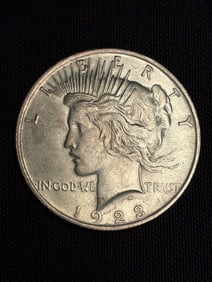1923 Peace Dollar (90% Silver) 1.5"