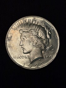 1923 Peace Dollar (90% Silver) 1.5"