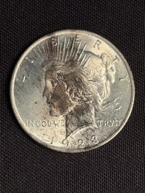 1923 Peace Dollar (90% Silver) 1.5"