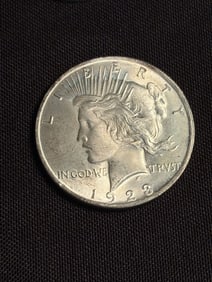 1923 Peace Dollar (90% Silver) 1.5"