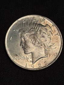 1923 Peace Dollar (90% Silver) 1.5"