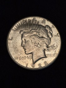 1923-S Peace Dollar (90% Silver) 1.5"