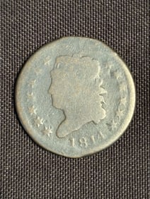 1814 Classic Head Large Cent 1.2"
