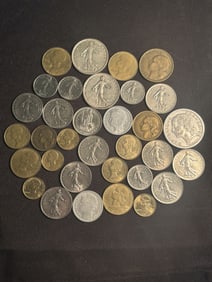 Collection Of Currency From France 1"