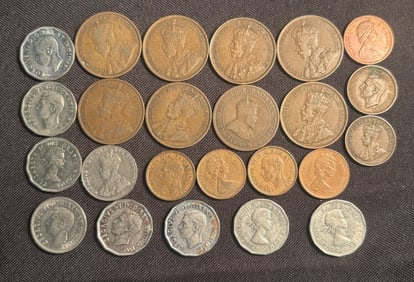 Collection Of Currency From Canada 1"