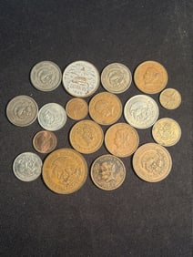 Collection Of Currency From Mexico 1"