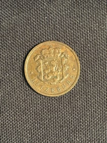 1947 Luxembourg 25 Centimes Coin 1"
