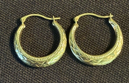 14KT Gold Earrings (App. 1")