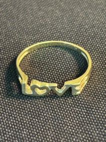 "14KB" Love Ring (App. 1")