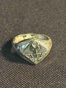 Vintage Sterling Cub Scouts Of America Ring (Size 5) (App. 1")