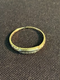 14K-18K Yellow Gold Band (Size 7) (App. 1")