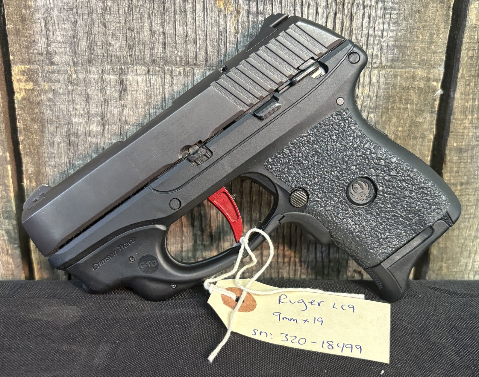 Ruger C9 9mmx19 S/N: 320-18499 6" With Case: Ruger C9 9mmx19 S/N: 320-18499 6" With Case