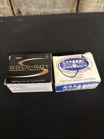 Two (2) Boxes of 9mm Luger (App. 5")