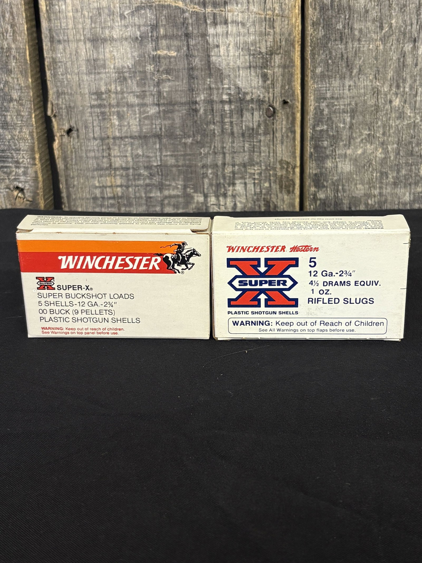 Two (2) Winchester Super Buckshot Loads (App. 2"): Two (2) Winchester Super Buckshot Loads (App. 2")