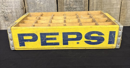 Vintage Pepsi Crate 12"X18"