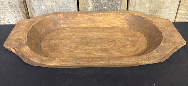 Vintage Dough Bowl 12"X21"