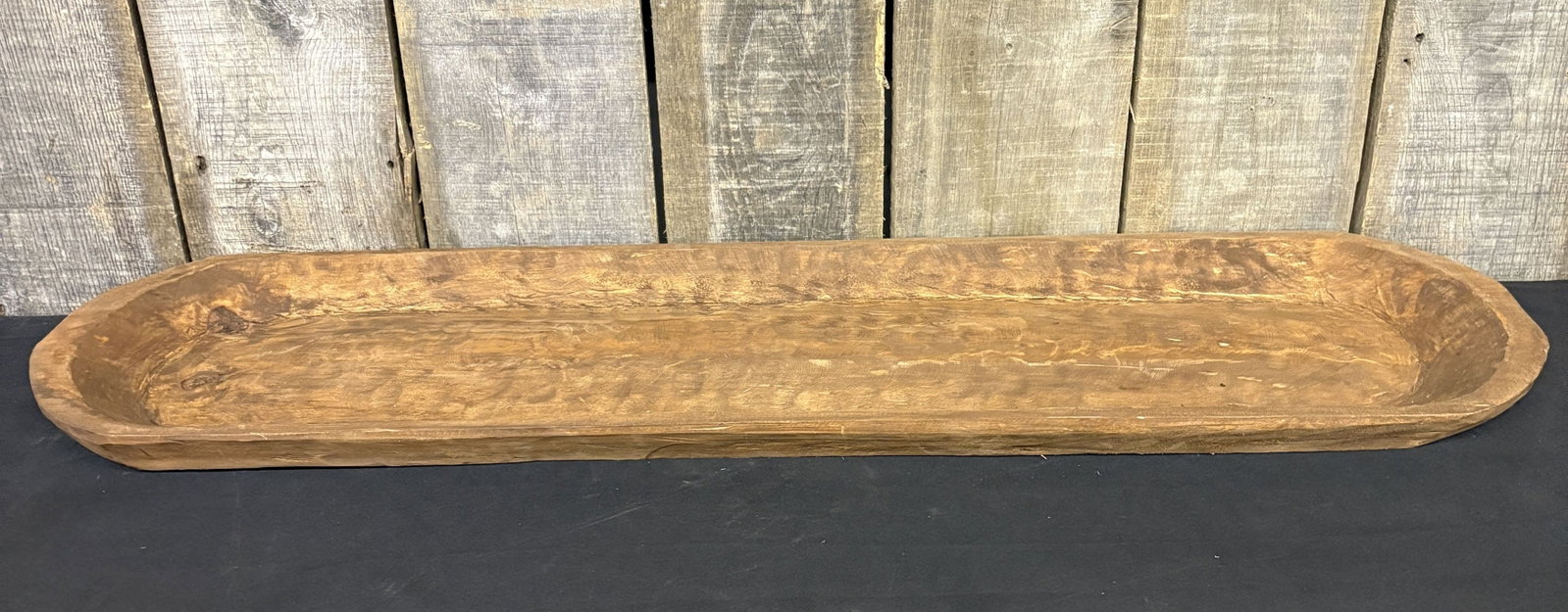 Vintage Long Dough Bowl 12"X44": Vintage Long Dough Bowl 12"X44"