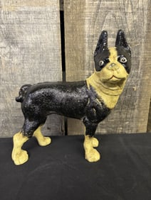 Cast Iron French Bulldog Door Stop 6"X8"X3"