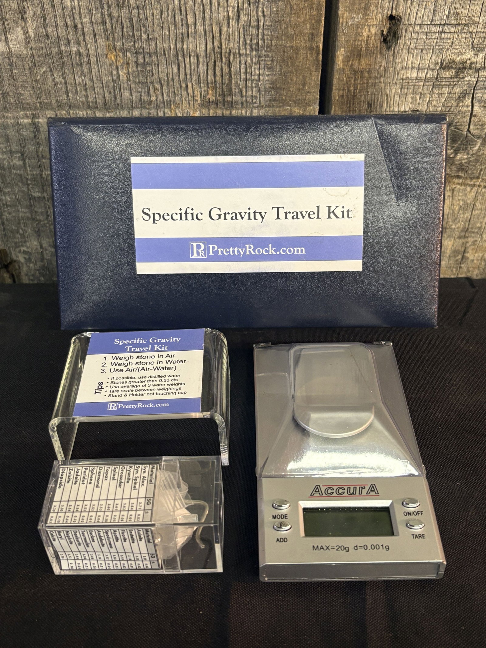 Specific Gravity Travel Kit 10": Specific Gravity Travel Kit 10"