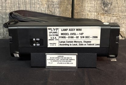 UVP UVLS-14 UV LAMP Mini Assembly S/N: DEC-2006 4"X8"