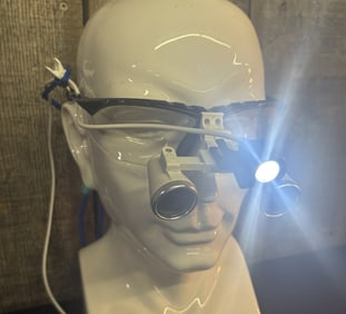 LED Headlights with Loupes 12"X8"