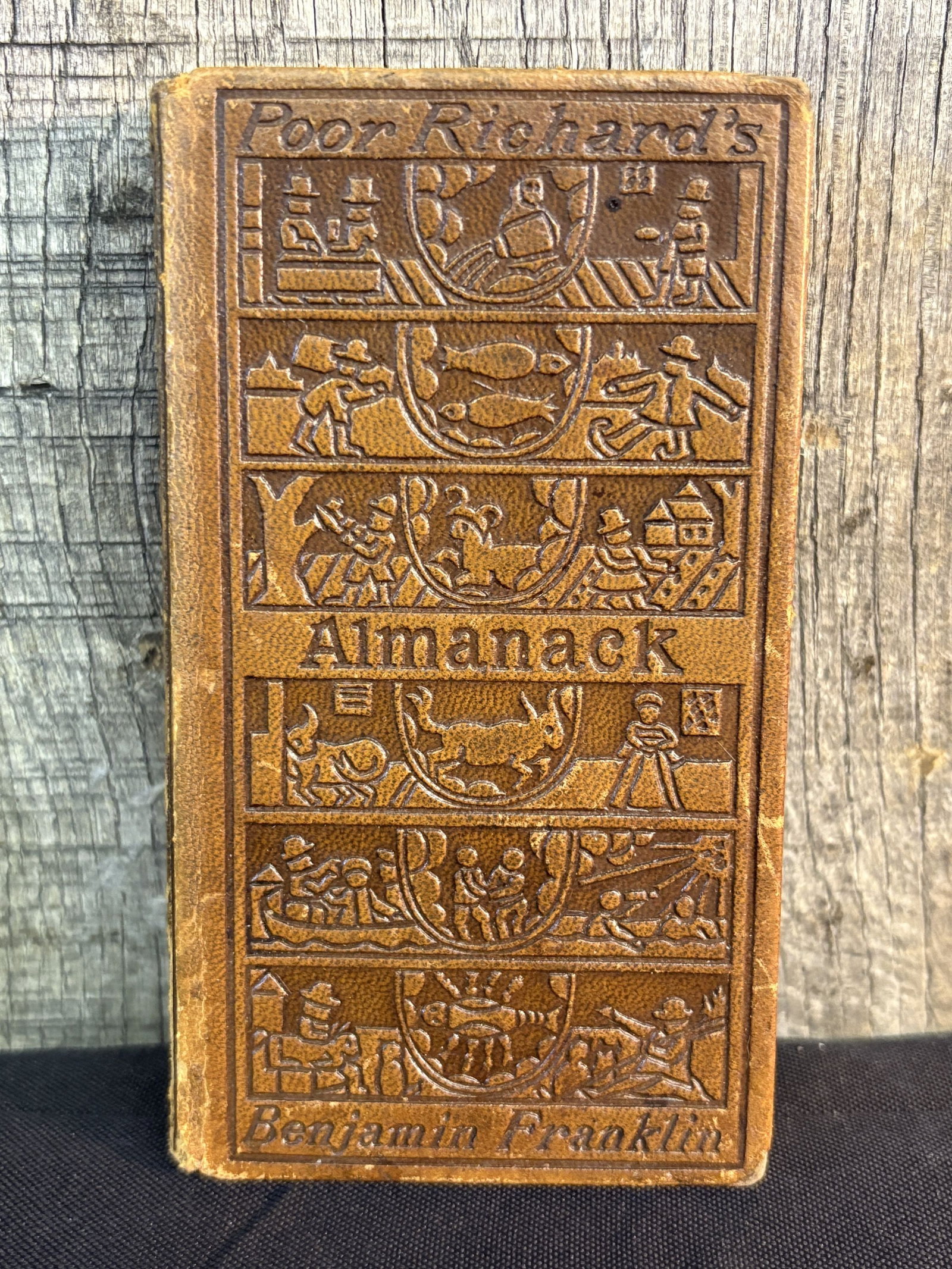 Antique 1890's Poor Richards Almanac 5": Antique 1890's Poor Richards Almanac 5"