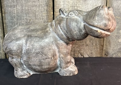Large Hippo Cast 7"X13"
