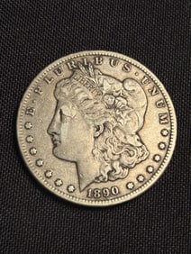 Carson City 1890 Morgan Silver Dollar (90% Silver) 1.5"