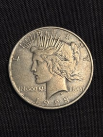 1923-D Peace Silver Dollar (90% Silver) 1.5"
