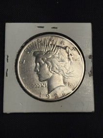1923-D Peace Silver Dollar (90% Silver) 1.5"