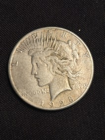 1923-S Peace Silver Dollar (90% Silver) 1.5"