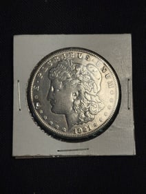 1921-S Morgan Silver Dollar (90% Silver) 1.5"