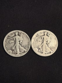 1941 - 1941 Walking Liberty Half Dollars (90% Silver) (App. 1")