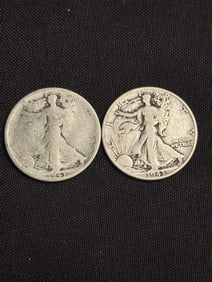 1943 - 1943 Walking Liberty Half Dollars (90% Silver) (App. 1")