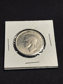 1943-S Australian Shilling Coin (92.5% Silver) (App. 1")