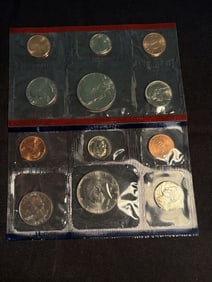 1986-P And 1986-D Proof Sets 6"