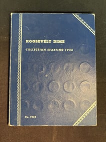 Roosevelt Silver Dime Collection 1946-(Not Complete) With Mercury Head Dimes Included (6"X7")